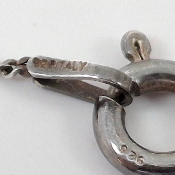 Satya Signed Silver Open Work Lotus Double Pendant Lariat Necklace - Picture 6 of 9